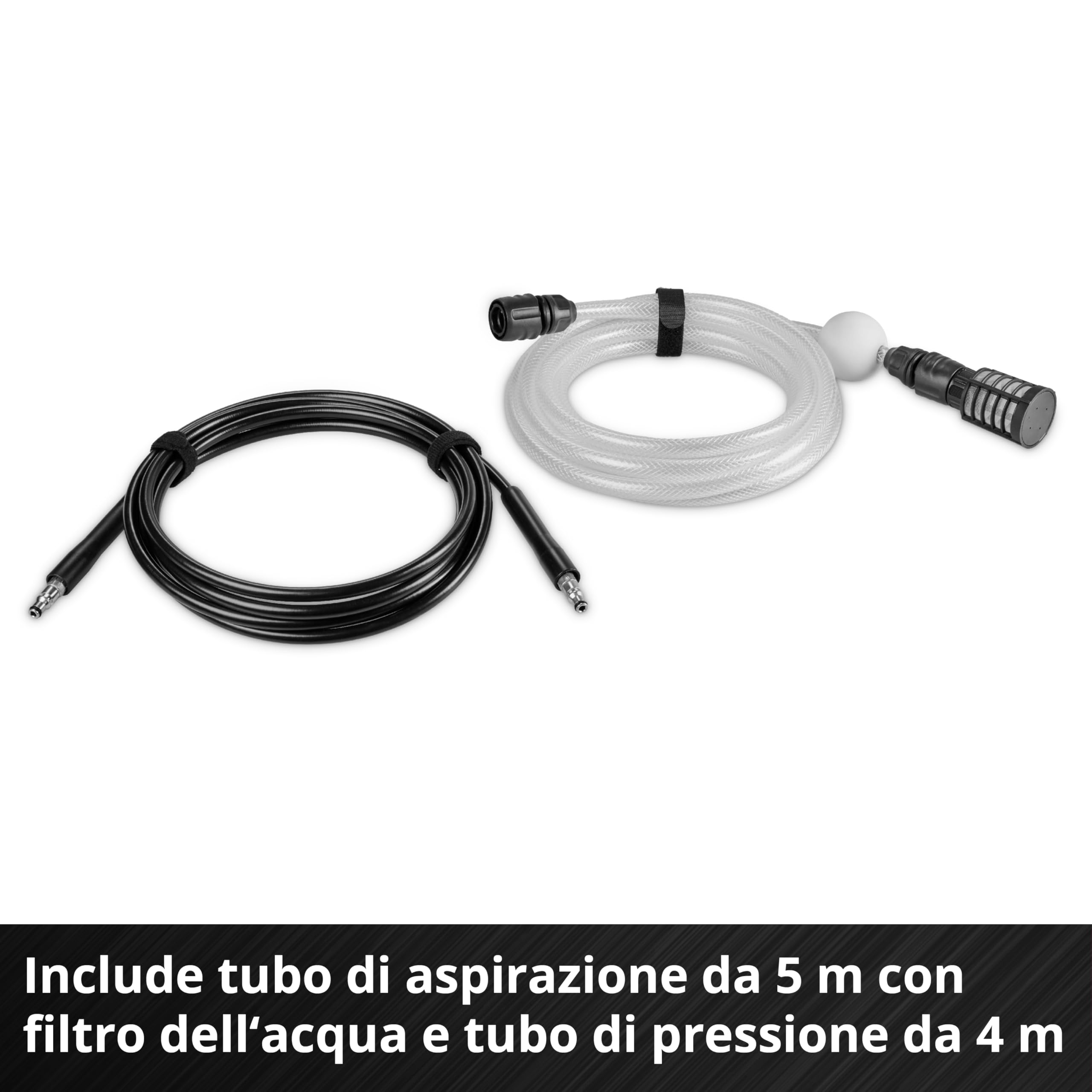 Einhell Idropulitrice HYPRESSO 36/105 Power X-Change (36 V, 105 bar, 270 L/h, flessibile alta pressione 4 m, flessibile aspirazione 5 m, 2 bocchette, spazzola di lavaggio, lancia, batterie escluse)