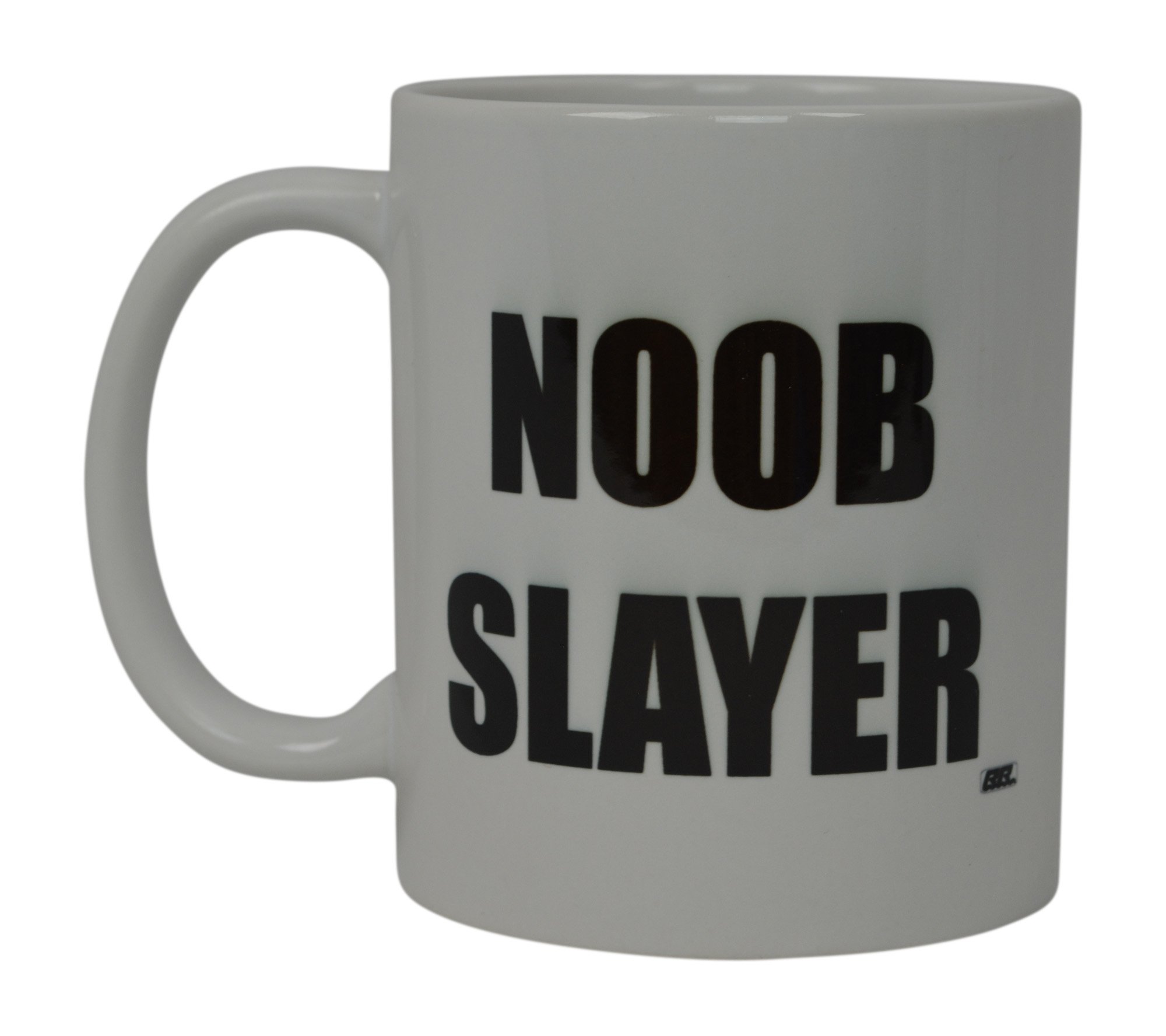 Rogue River Tactical Best Funny Coffee Mug Noob Slayer Gamer Video Games Novelty Cup Great Gift Idea For Men or Women