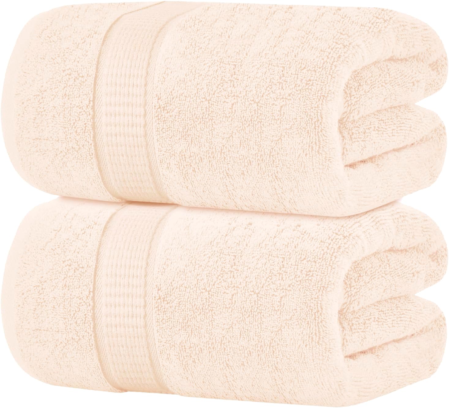 Oakias Paquete de 2 toallas de baño de lujo, color sal marina, 35 x 70 pulgadas, altamente absorbentes y suaves, toallas de baño extragrandes de 21.16 oz/m²