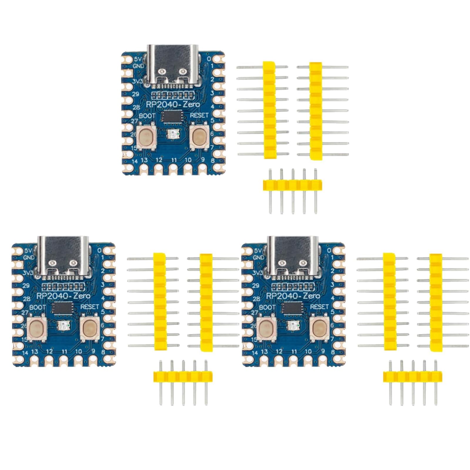 RP2040-Zero Microcontroller Board basato su Raspberry Pi 2040 Dual-Core ARM Cortex M0+
