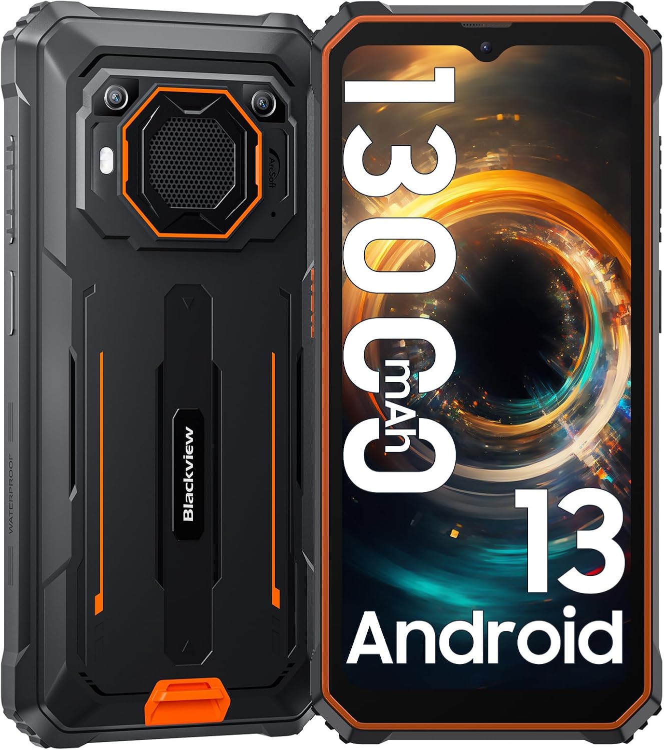 Custodia + Vetro Temperato Per Blackview BV6200 PRO - Cover Morbida TPU Antiurto - Nero (A2)