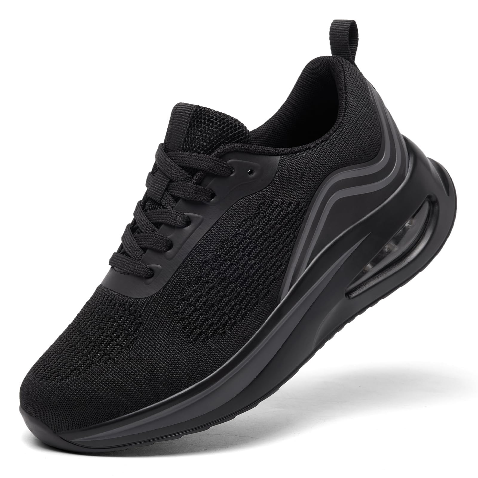 Myzmnk Damen Laufschuhe Atmungsaktiv Turnschuhe Leicht mit Luftpolster Sneaker Bequem Freizeitschuhe rutschfest Joggingschuhe Gym Fitness Running Shoes Women