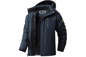 Men's Ski Jacket: Waterproof Windbreaker for Snowboarding and Winter Sports