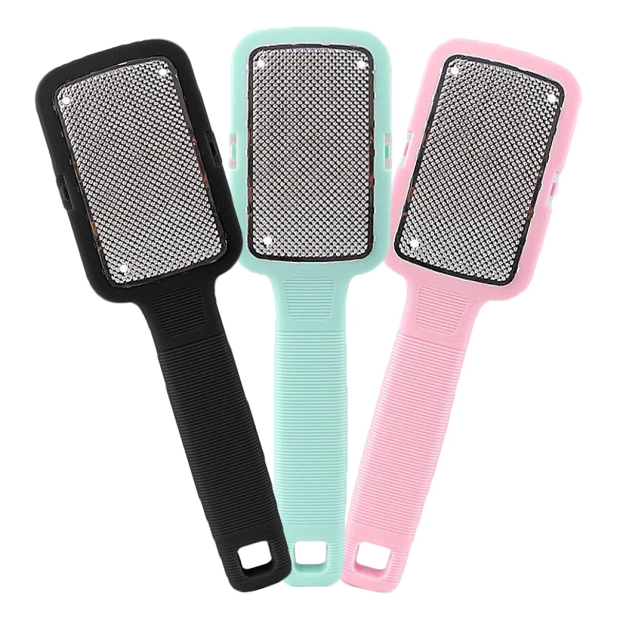 Outanaya 3pcs Foot File Exfoliating Tool for Calluses Removal Includes Convenient Cover for Family Use