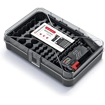 Kistenberg Battery Box KBBT Battery Organizer Storage Box with Removable Tester 85 Slots