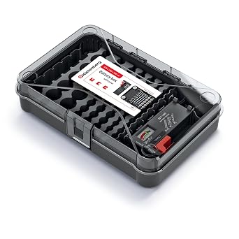 Kistenberg Battery Box KBBT Battery Organizer Storage Box with Removable Tester 85 Slots