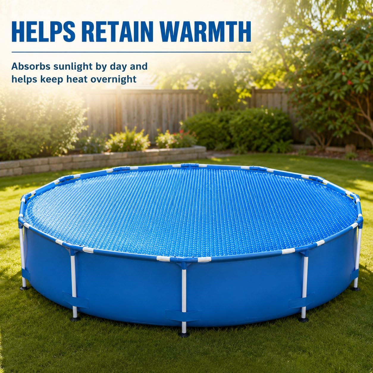 Cobertor Solar para Piscina para Jasonwell Foldable Dog 63in 2021-2026+