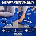 De Jure Fitness Yoga Mat for Women and Men, 10mm Extra Thick Non-Slip NBR Exercise Mat for Yoga, Pilates, Gym & Floor Workouts - with Carry Strap - Gemini gallery image