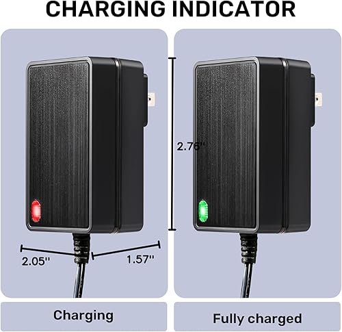 Miniatura 8 de ANPABO Cargador de batería de 12 V para juguetes de paseo, cargador de 12 voltios y 1000 mA para los mejores productos de elección Wrangler Jeep