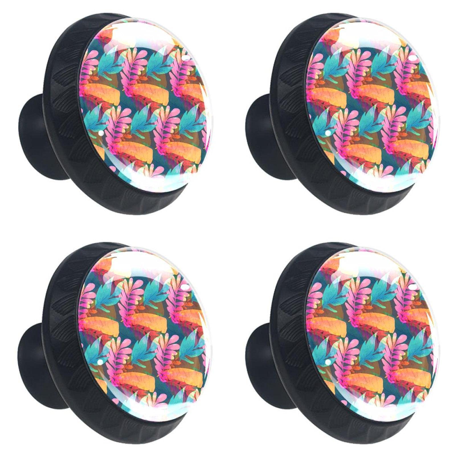 Rénovez vos meubles usés grâce aux boutons de tiroir en cristal motif tropical 30 mm avec vis