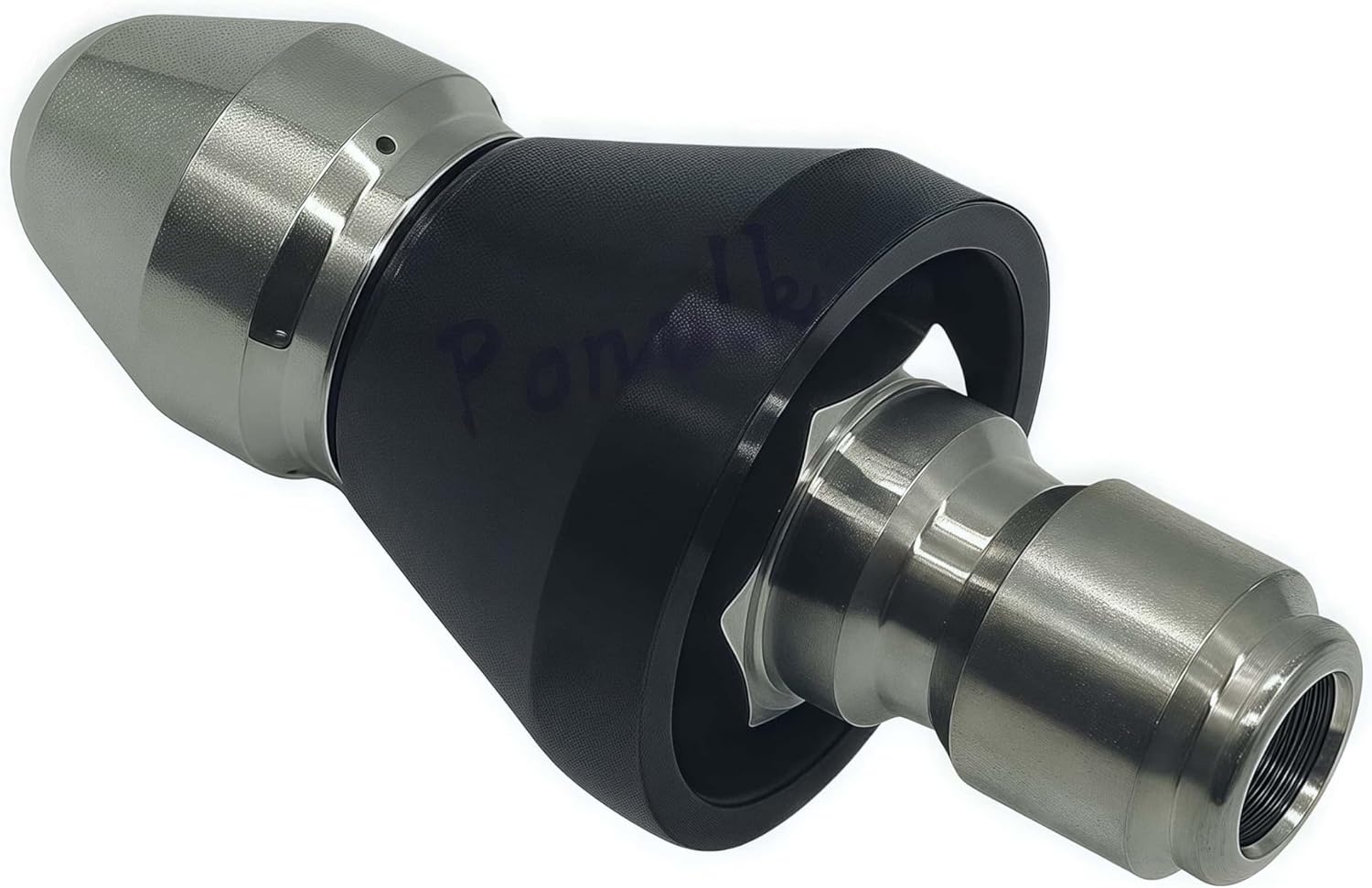5000 PSI Stainless Steel Sewer Jetter Nozzle, 3/8" Quick Connect Pressure Washer Drain Cleaning Hose Nozzle Orifice 6.5