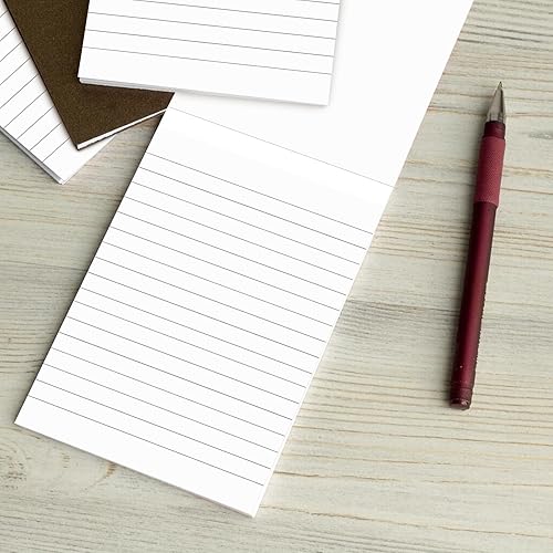 Miniatura 5 de 6 blocs de notas perforados con rayas universitarias, bloc de notas de escritura de 4 x 6 pulgadas para planificación diaria, bloc de notas pequeños