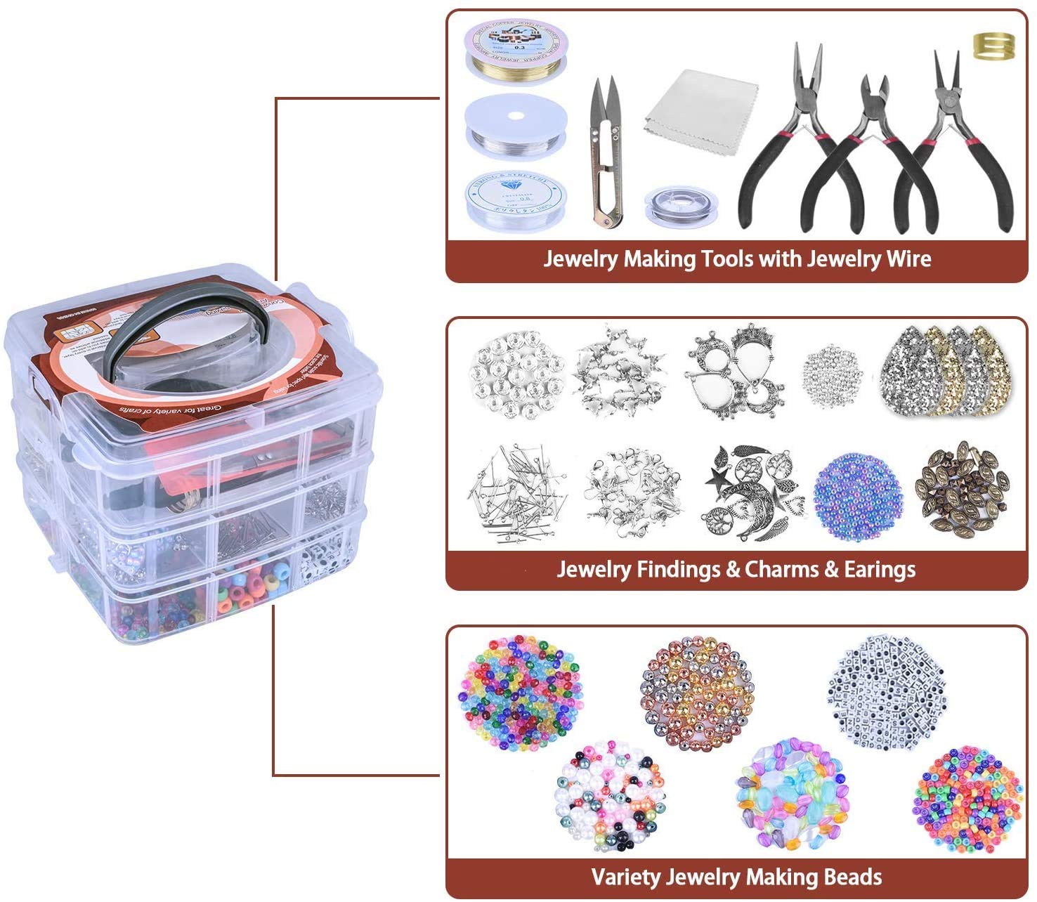 Monachelle Per Orecchini Charms Bracciale SUPVOX 20 Set Fibbie Gioielli Fai Da Te In Acciaio Inox Per Buck Ot Braccialetto Collana Fibbia Platino Piatto Tondo Stile Tibetano Per La Creazione Di Gioielli