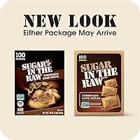 Vista 5 de SUGAR IN THE RAW, paquetes de azúcar de caña granulada, 100 unidades (paquete de 8)