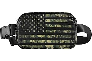 America Fanny Pack - Crossbody Waist Bag, Sling Bag