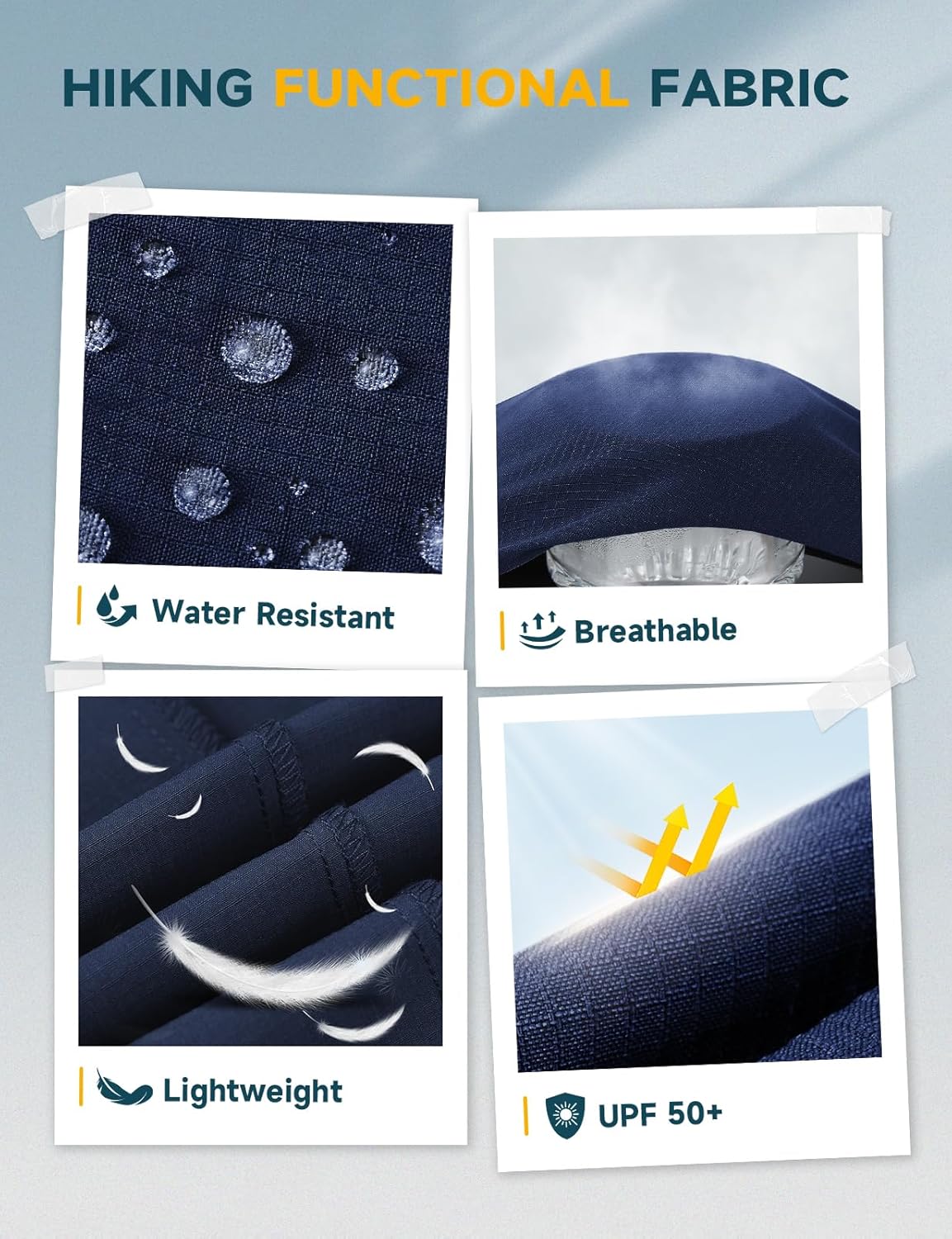 Moosehill Mens Cargo Hiking Shorts Lightweight Water Resistant for Casual Golf Work Tactical Fishing with 6 Pockets - Image 7