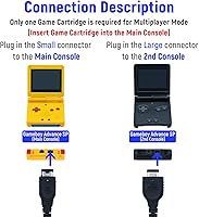 Vista 3 de Mcbazel Cable de enlace de 2 jugadores para Nintendo GBA GameBoy Advance y SP