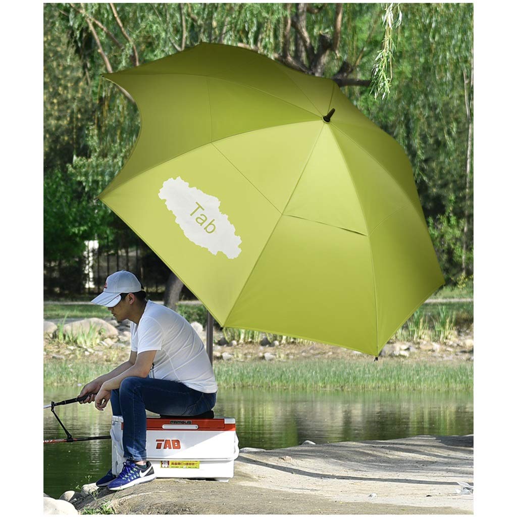 LNNW Parasol parasolowy/parasol rybacki duży parasol wędkarski parasol gruby składany uniwersalny deszczowy węgla ultra światło połowów parasol wędkarski Wędkarstwo parasol (Color : Orange, Size :
