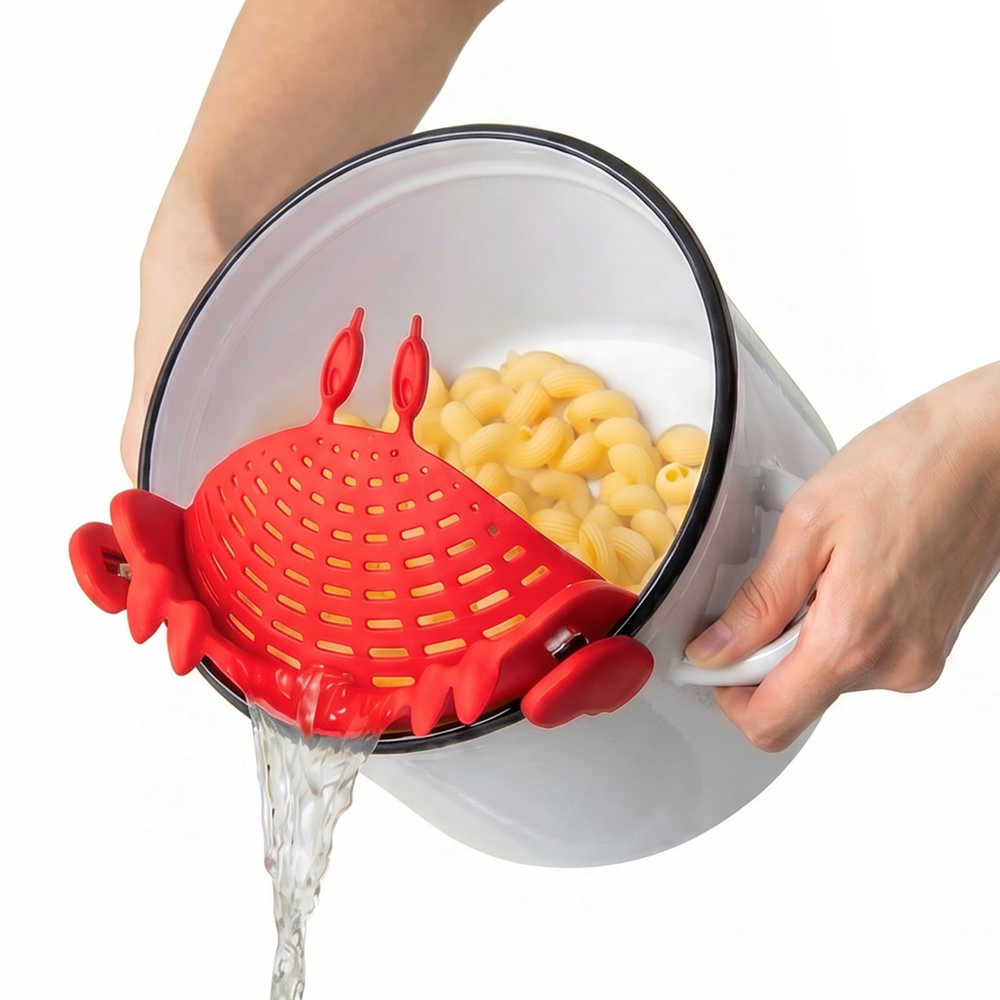 Nudelsieb von OTOTO - Küchen Gadgets, Haushalt Gadgets, Küchenzubehör, Küchenhelfer, Lebensmittelsieb, Spaghetti-Sieb, Lustige Küchenutensilien