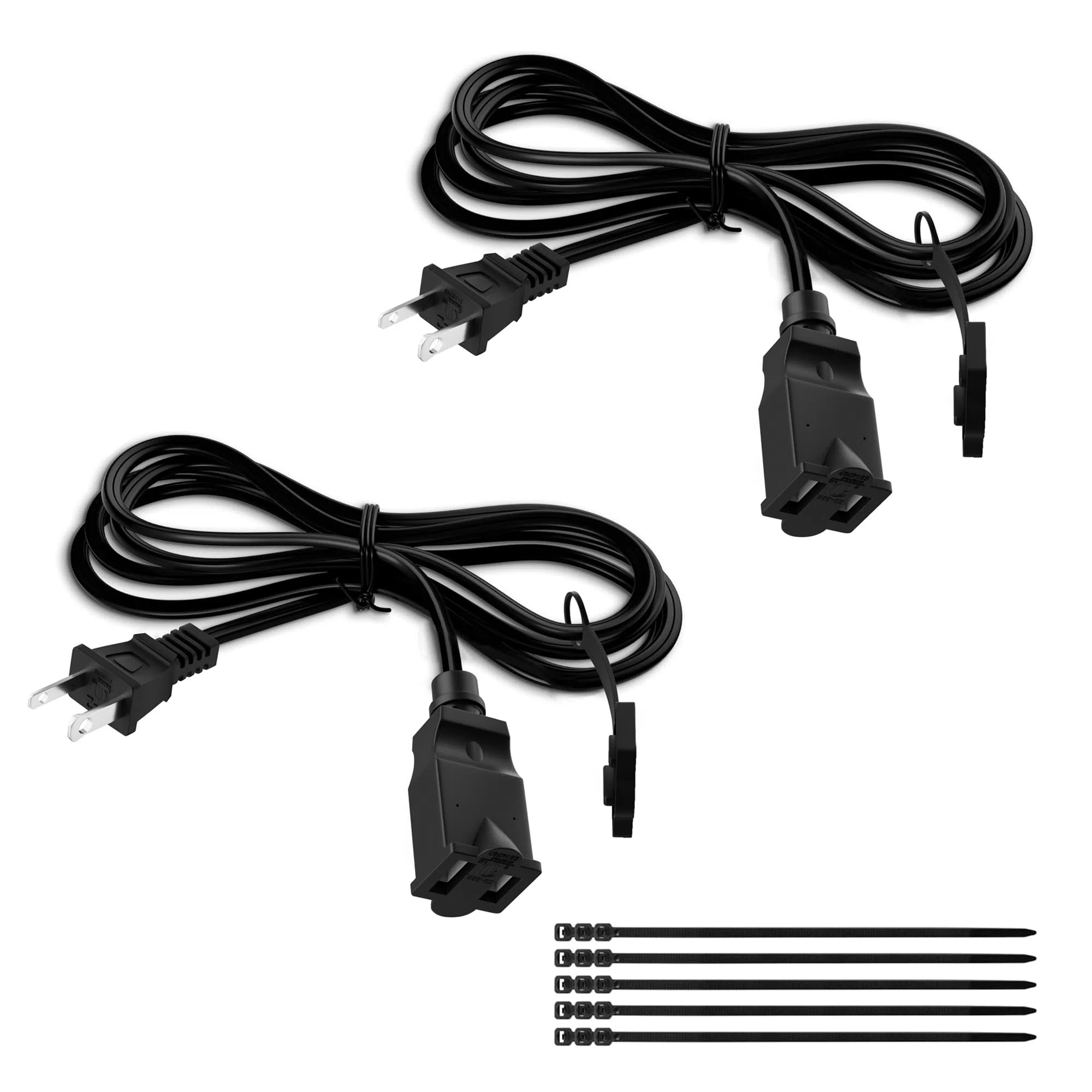 prorpec elan 2台 安定化電源付 Amazon.com: 2 Prong Extension Power Cord 2 FT/2 Pack, Elecan US AC