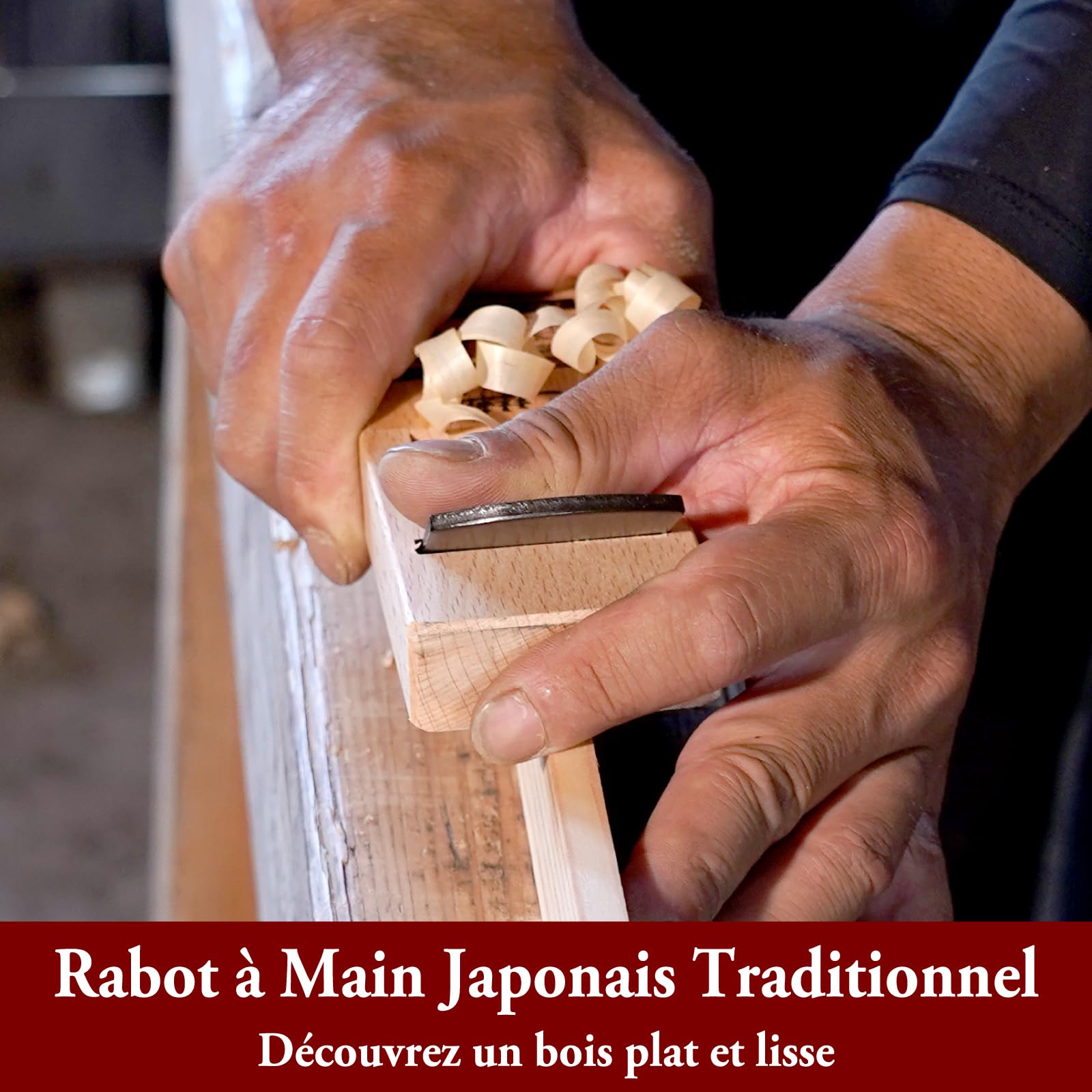 SUIZAN Kanna Rabot japonais à bois 42mm - Outils de menuiserie professionnels