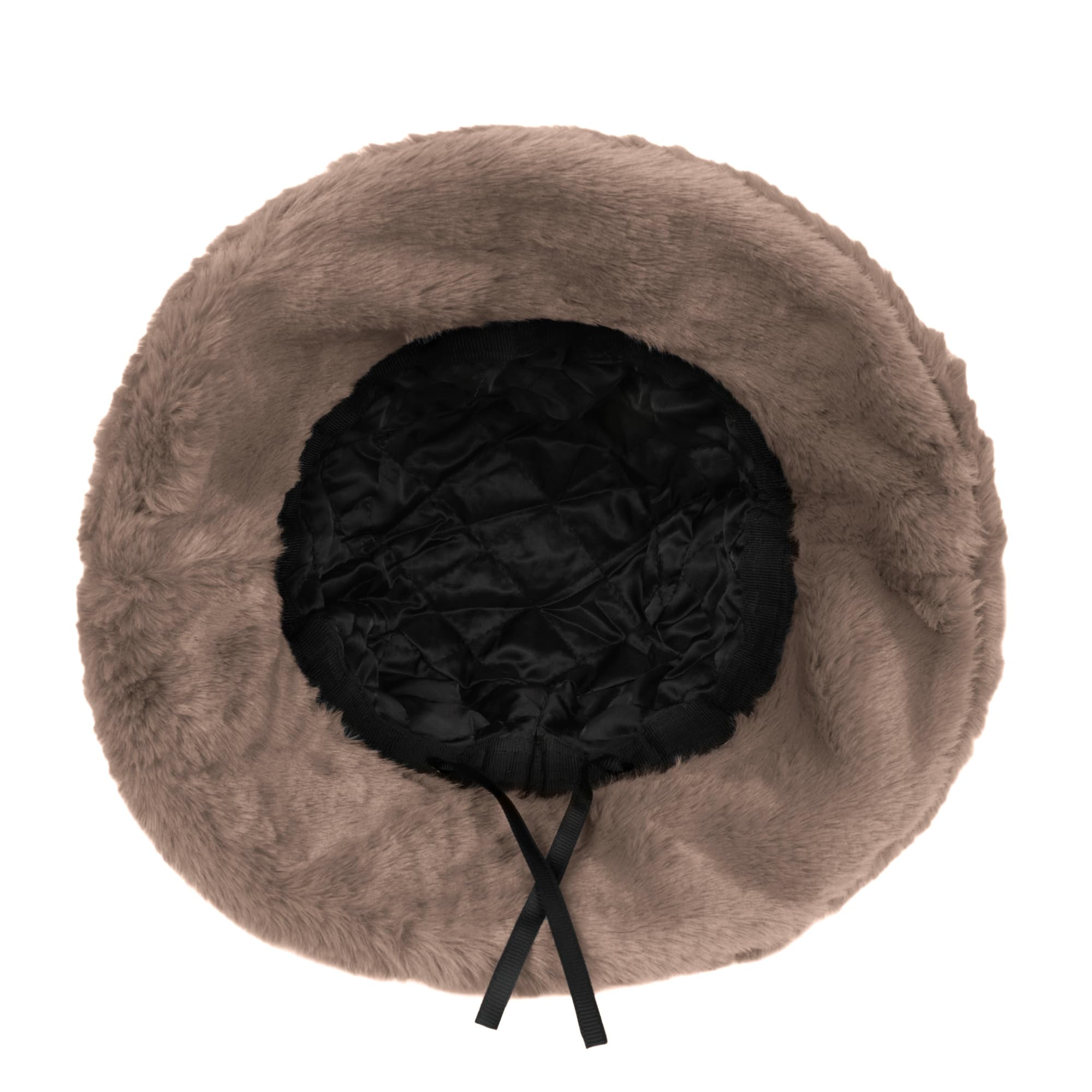 Umeepar Winter Faux Fur Fuzzy Bucket Hat Fluffy Warm Hat for Women Men