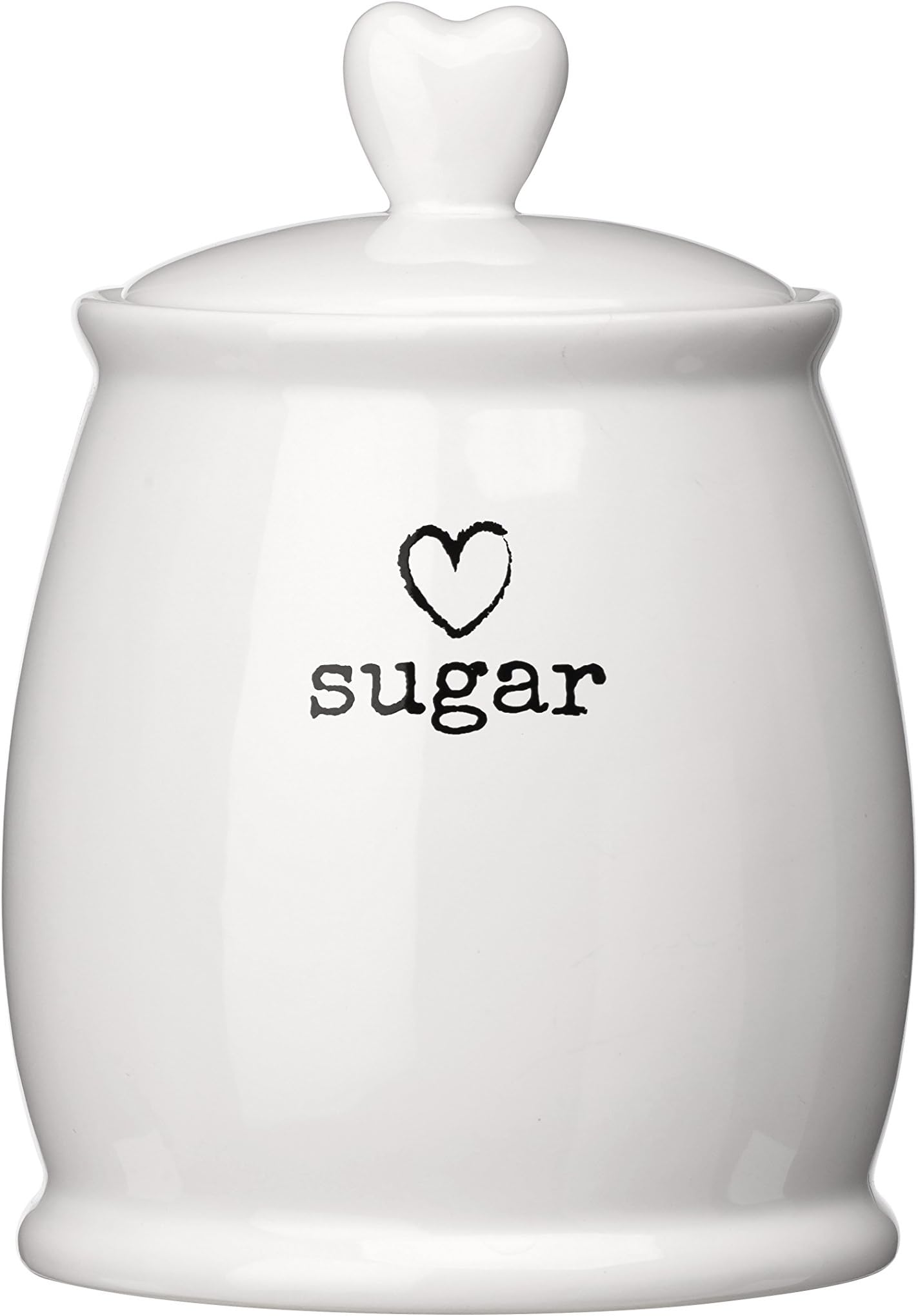 PremierHousewares Charm Sugar Canister - White
