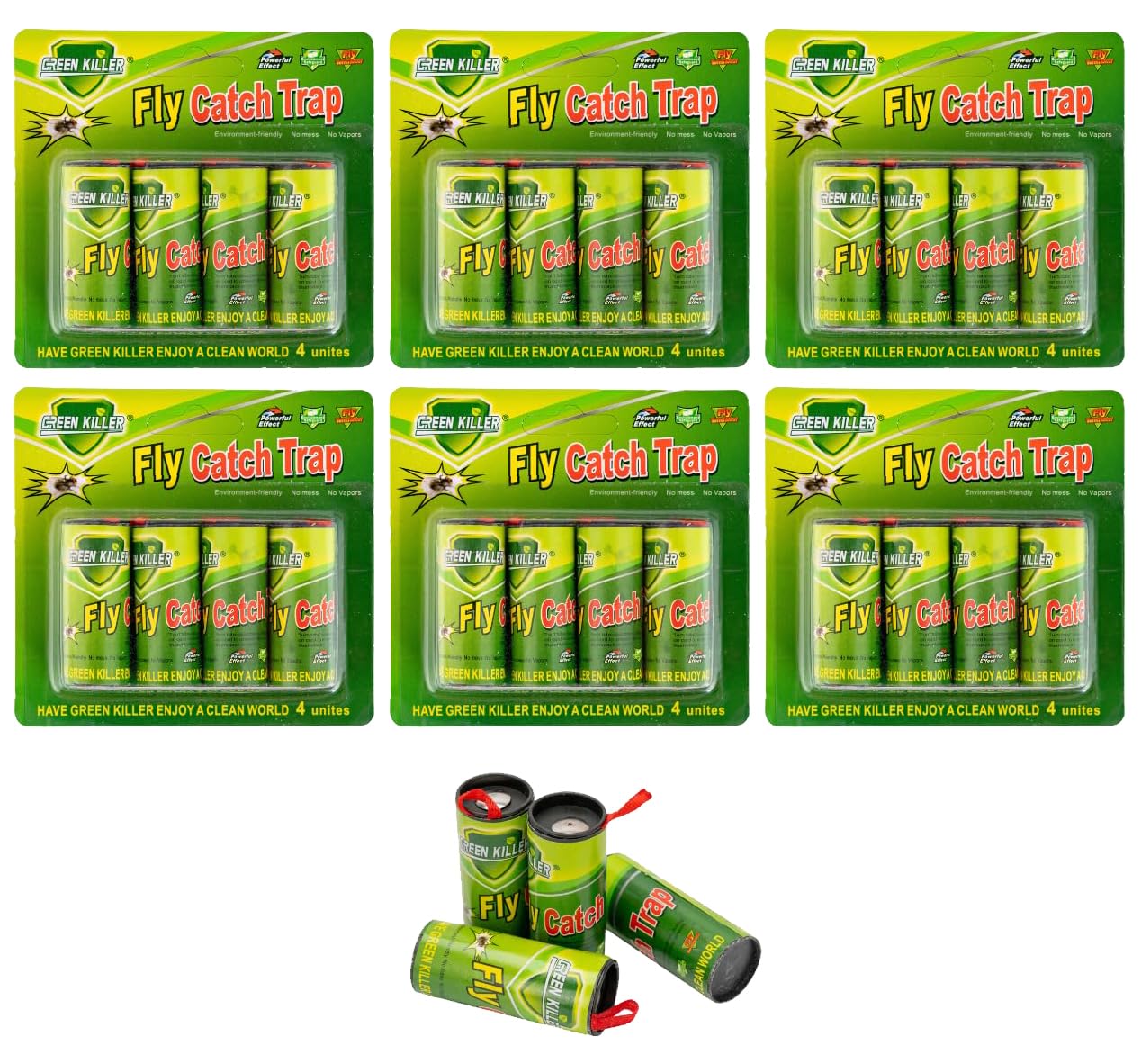 Store2508 24pcs Fly Catcher Ribbons - Fly Catcher Indoor - Fly Trap - Fly Paper - Fruit Fly Trap - Sticky Fly Trap - Fly Traps Indoor for Home Use - No Poison/Odour - Environmentally Friendly-image-10