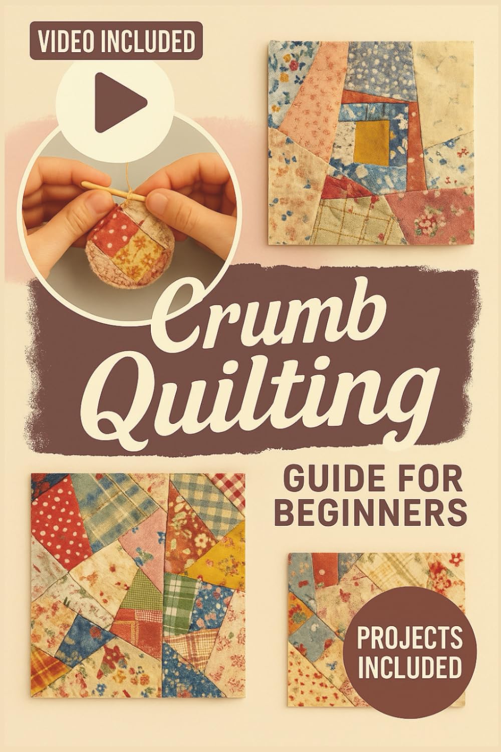 Crumb Quilting Guide for Beginners: Master Easy Scrap Sewing Techniques, Create Unique Patchwork Designs, and Transform Fabric Scraps into Beautiful Handmade Quilts