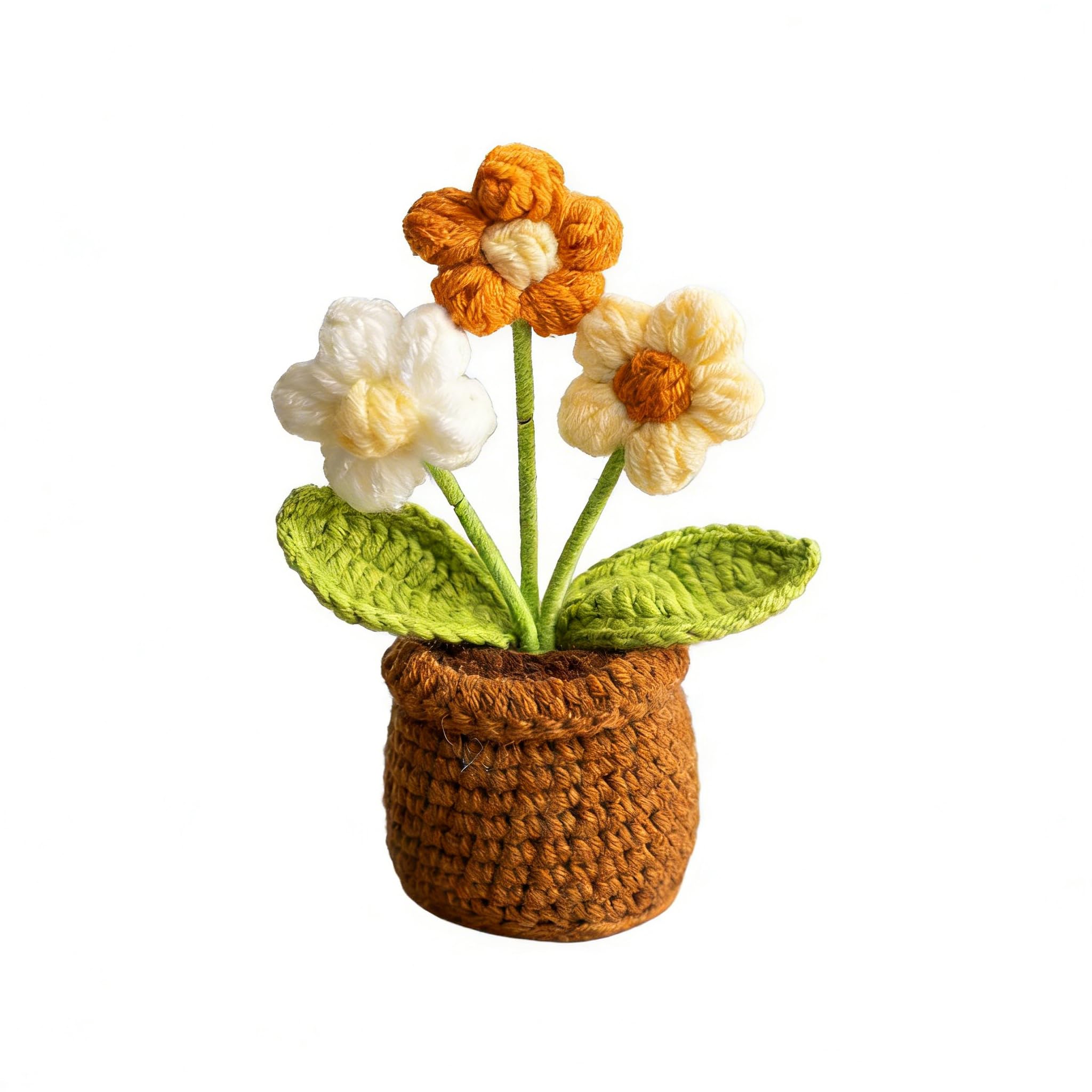 Tournesols crochet fait main, fleur positive pour réconforter vos proches
