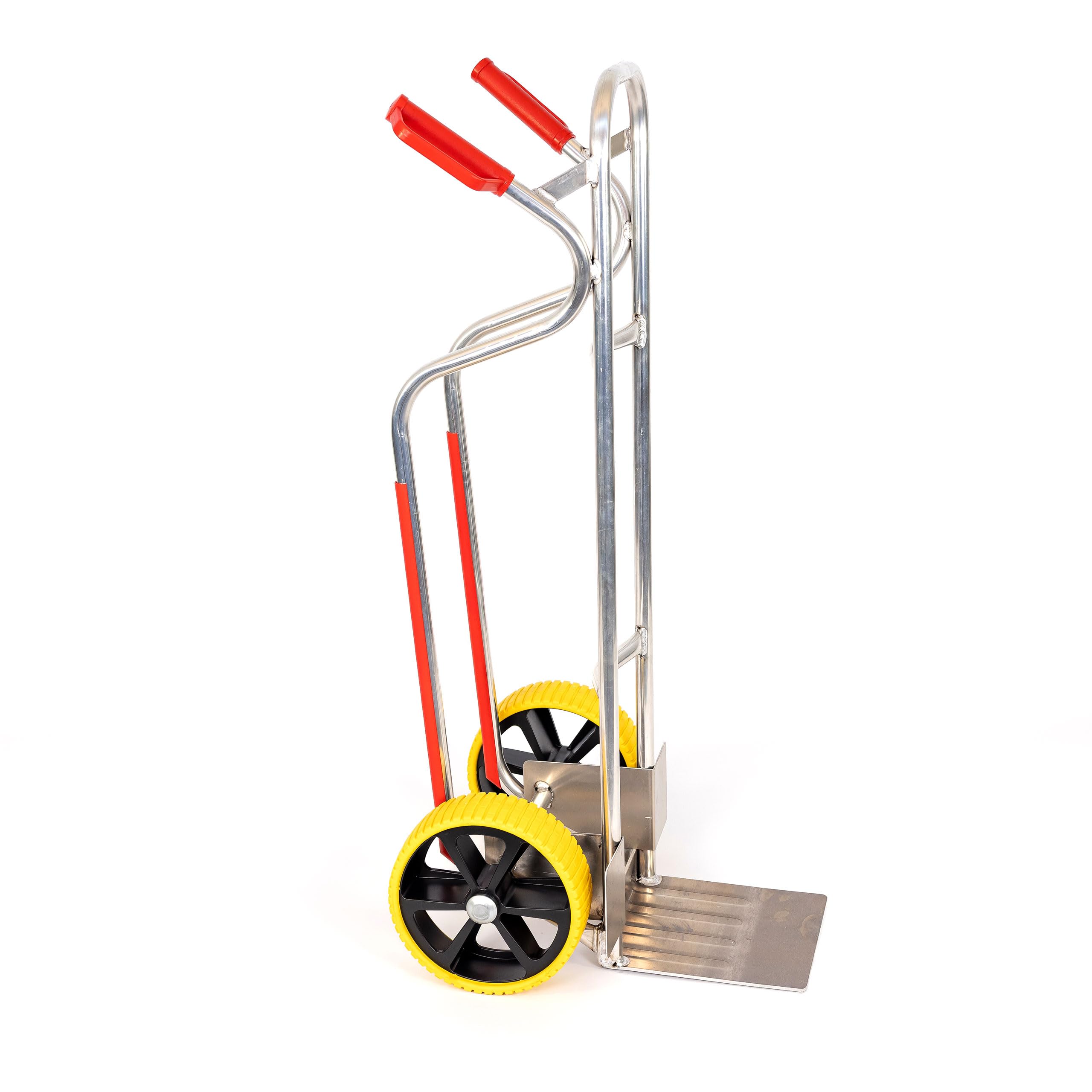 Carrello, Carrello in alluminio, di alluminio impilabile carrello con ruote in PU (PANN ensicher.) – Cestello profilo – Senza punti attraverso Stand. Con rotazione di 280 X 280 mm – 4 Fach verschweisst.