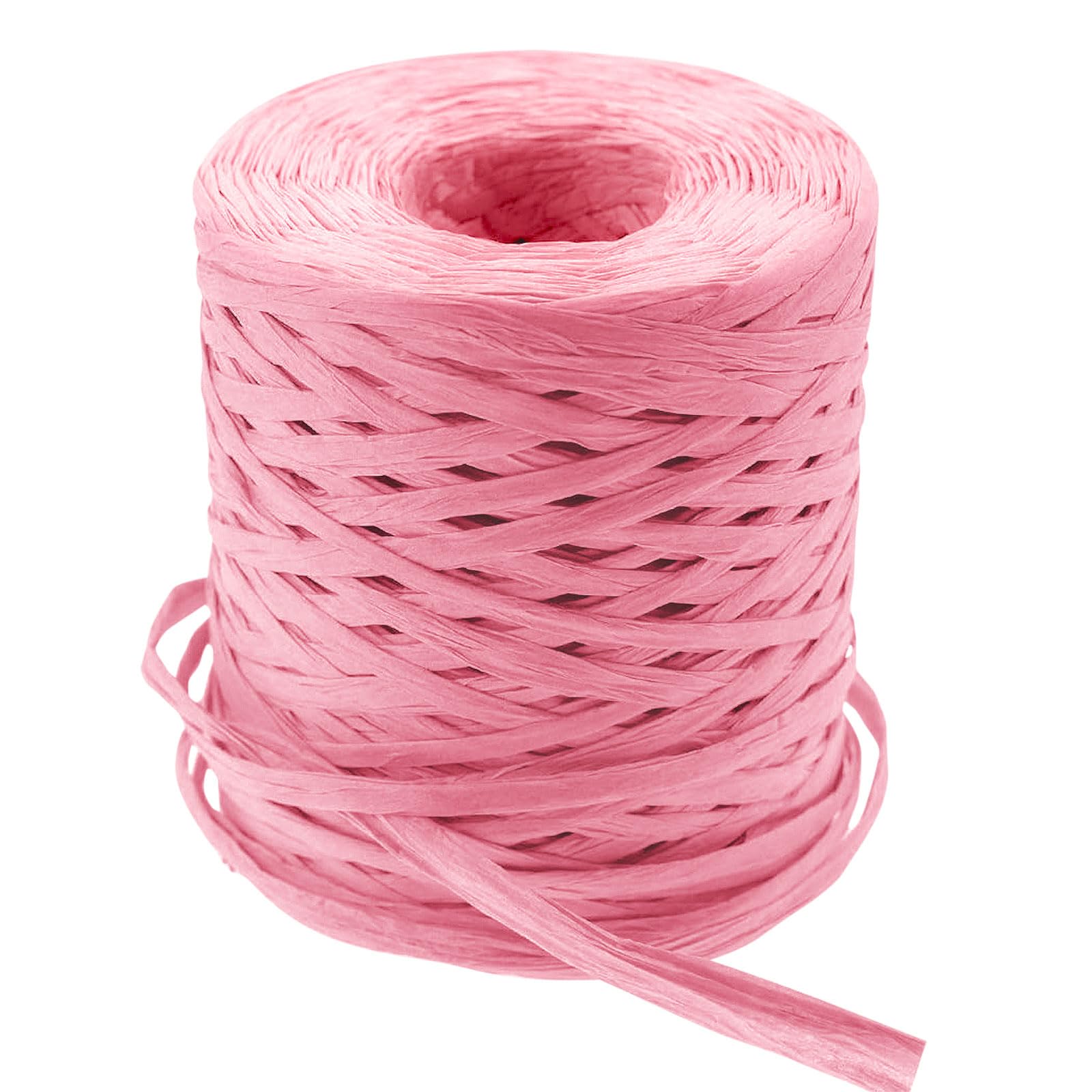 218 Yards Raffia Paper Craft Ribbon Packing Paper Twine, 1/4 Inch by 218 Yards