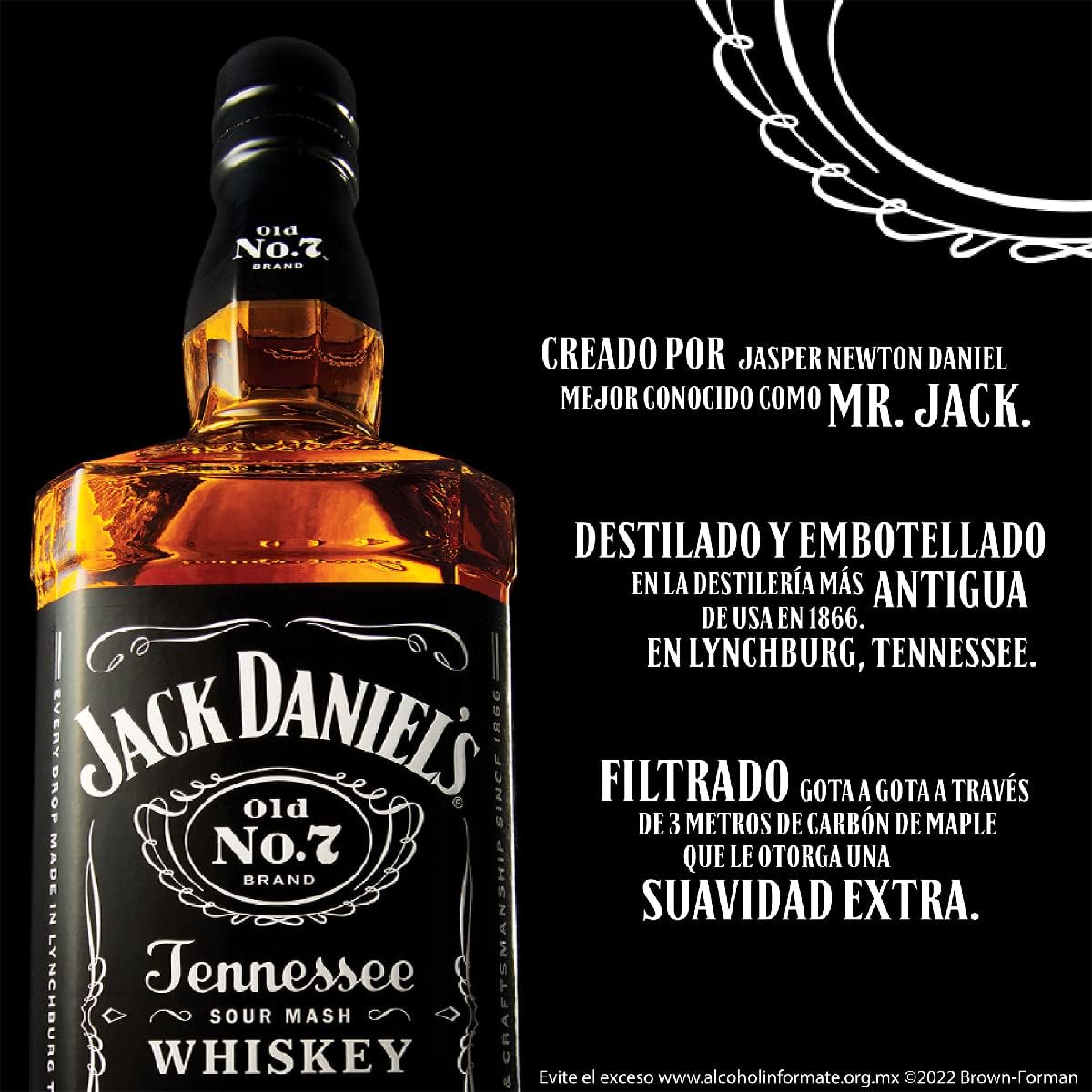 Jack Daniel's Old No.7 Whisky 3000 ml : Amazon.com.mx: Alimentos y