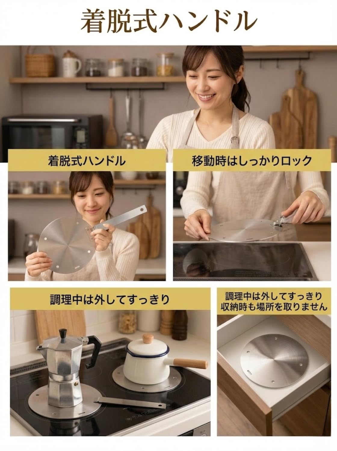 Amazon.co.jp: JON TORUDO IH発熱プレート 【IH非対応鍋を対応に変換