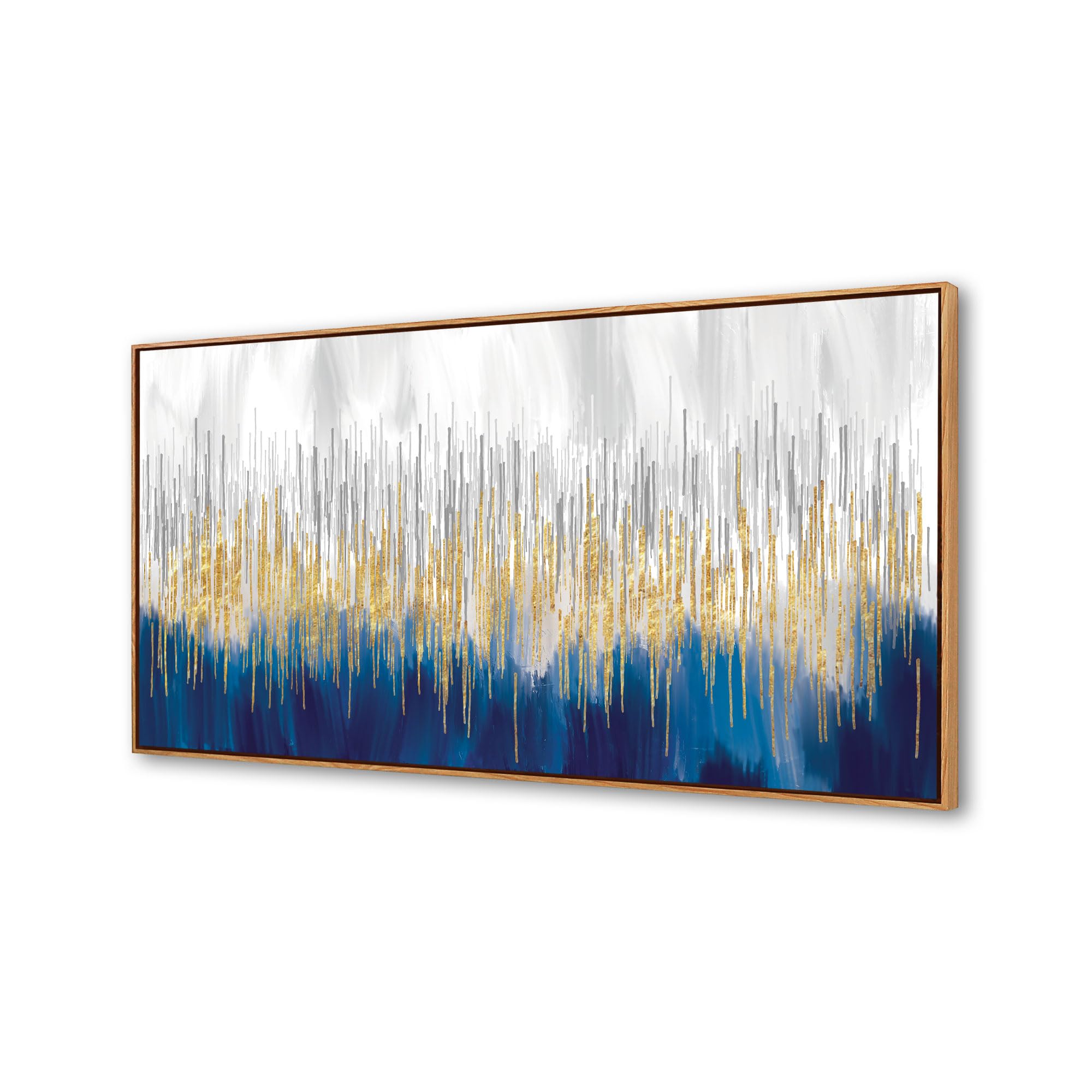 Amazon.com: XXMWallArt WKFC3150 Wood framed Abstract Wall