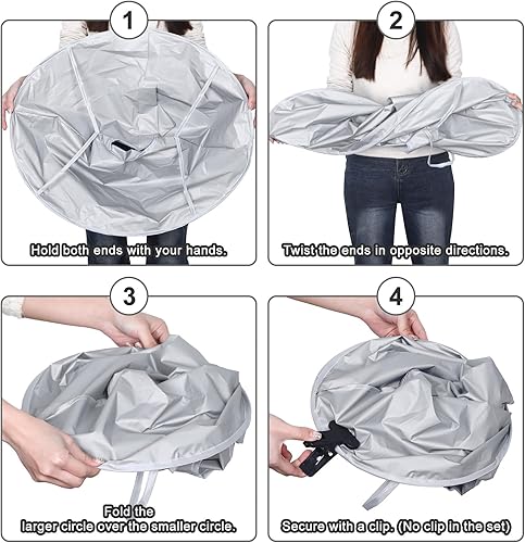 Miniatura 6 de Guía de corte de pelo fundido para hombres, kit de corte de pelo para hombres, incluye guía de corte de cabello, paraguas y peine, plantilla de