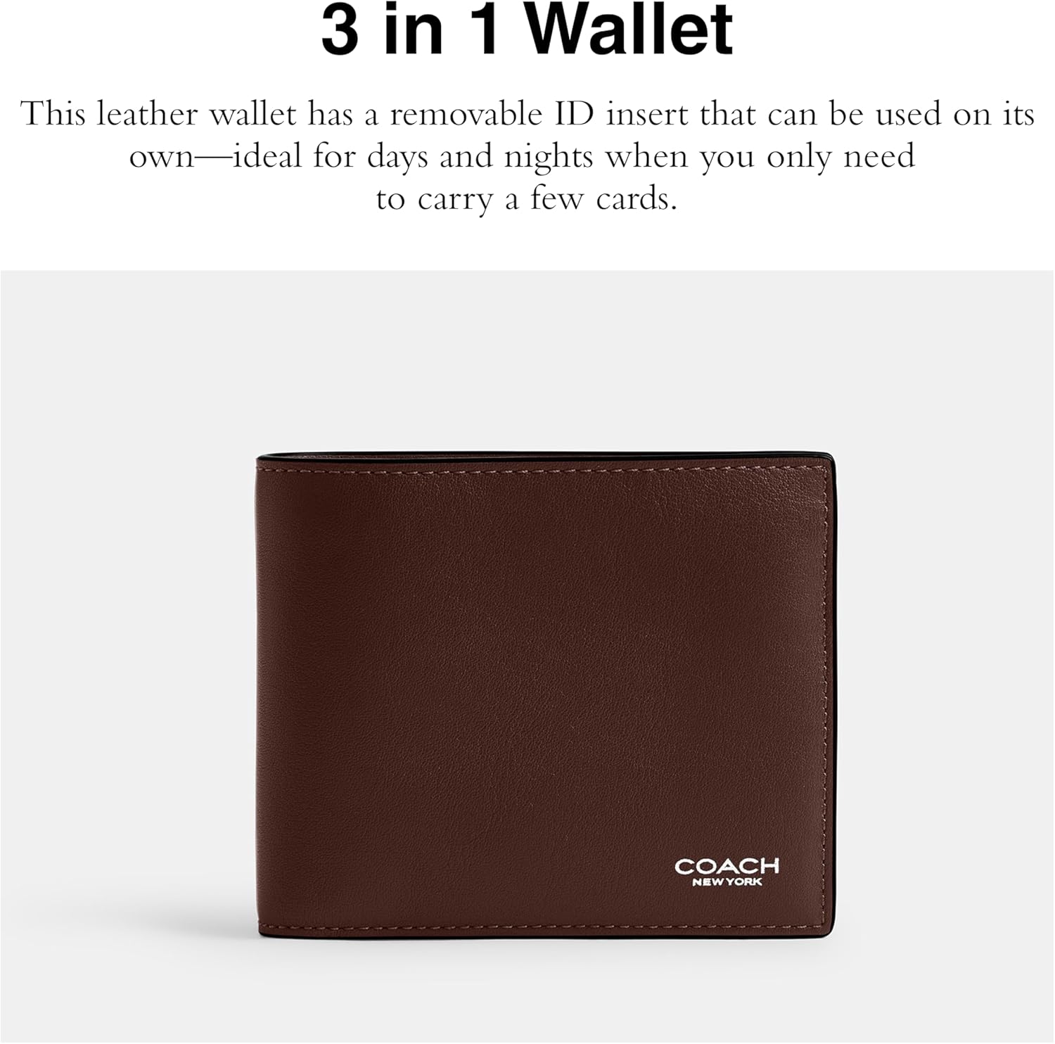 Coach Mens, 3-In-1 Wallet