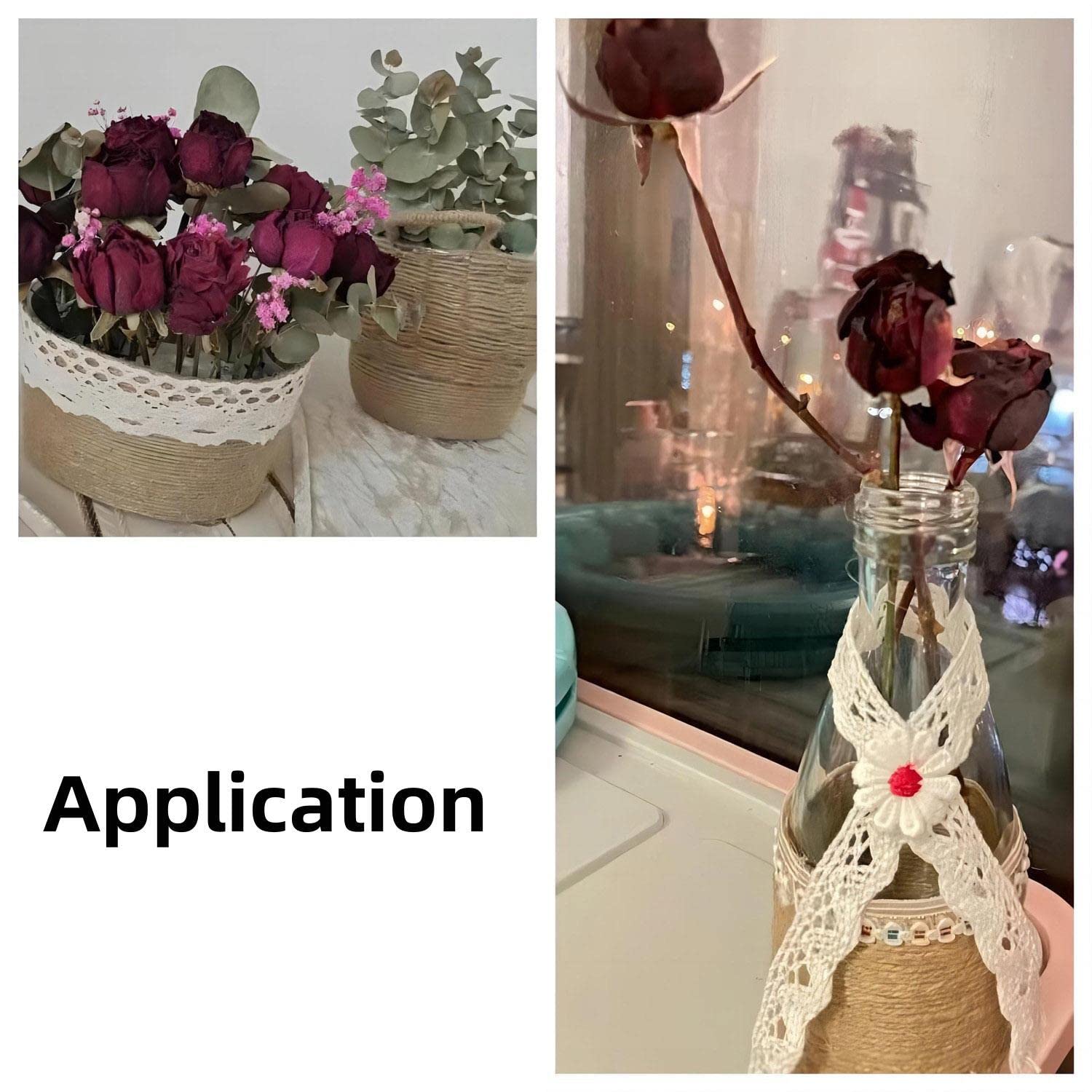 JekyTMP Spitzenband Baumwolle - Vielseitiges Dekoband Für Deine Bastelprojekte