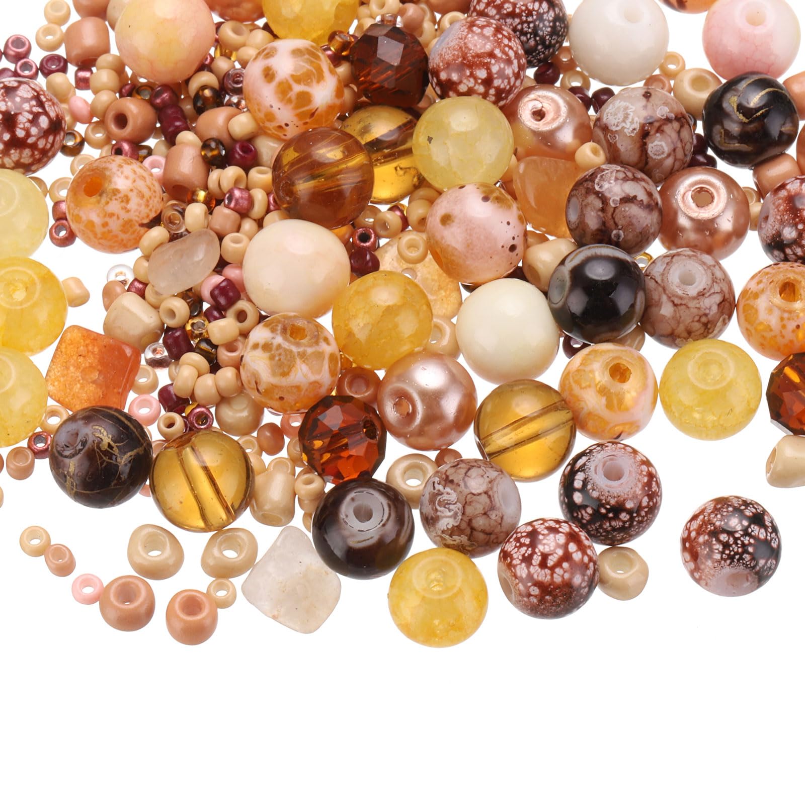 PATIKIL 2-8mm Assorted Glass Resin Beads