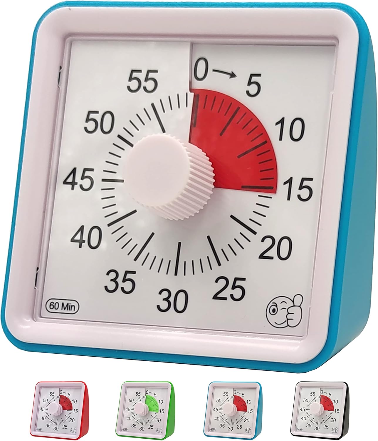 Buy Bell Bind Cute 60Minute Visual Timer, Classroom Countdown Clock, Silent Timer for Kids and