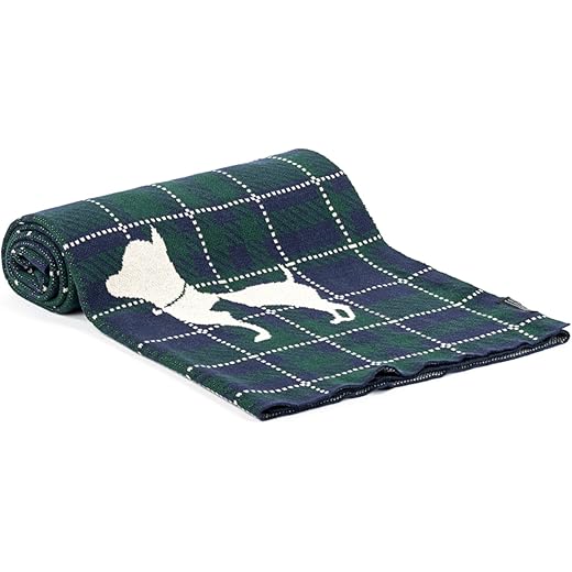 Warm Hug Blanket for Pets - Green & Navy
