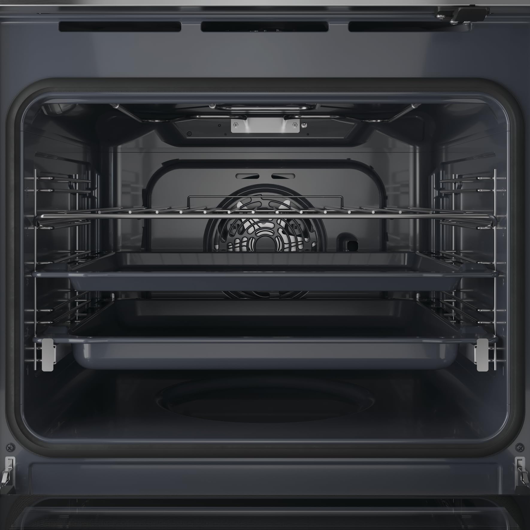 Privileg PBA2S85HU1I Einbau-Backofen Heissluft 11 Funktionen Hydrolyse Dampf Schwarzglas