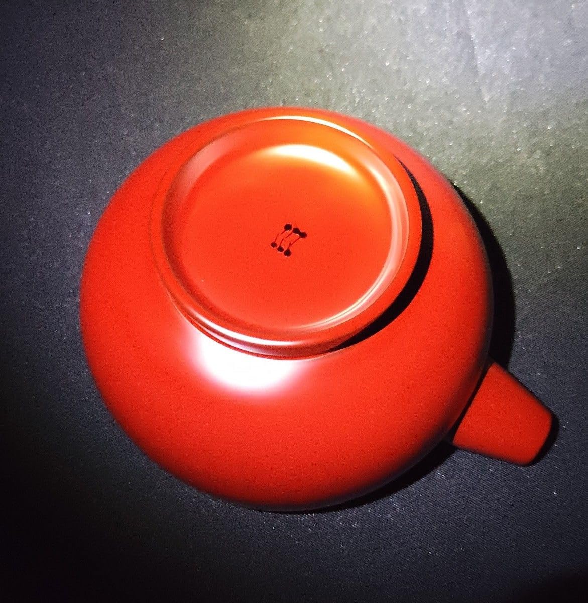 Amazon.co.jp: 輪島塗 角偉三郎 朱塗 片口 六つ星 紙箱 共布 栞 漆器