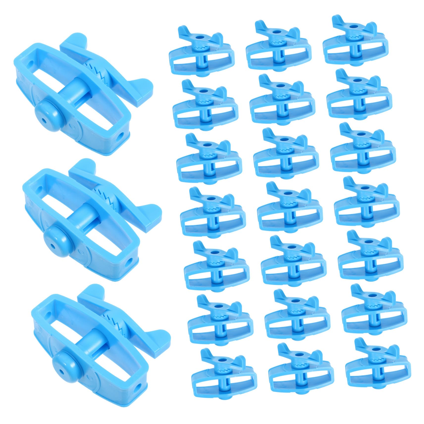 24 Pezzi Tenditori in Plastica per Recinzione Elettrica Blu, Accessori Facili da Installare Caratteristiche Stabili per Filo Recinzione Animali