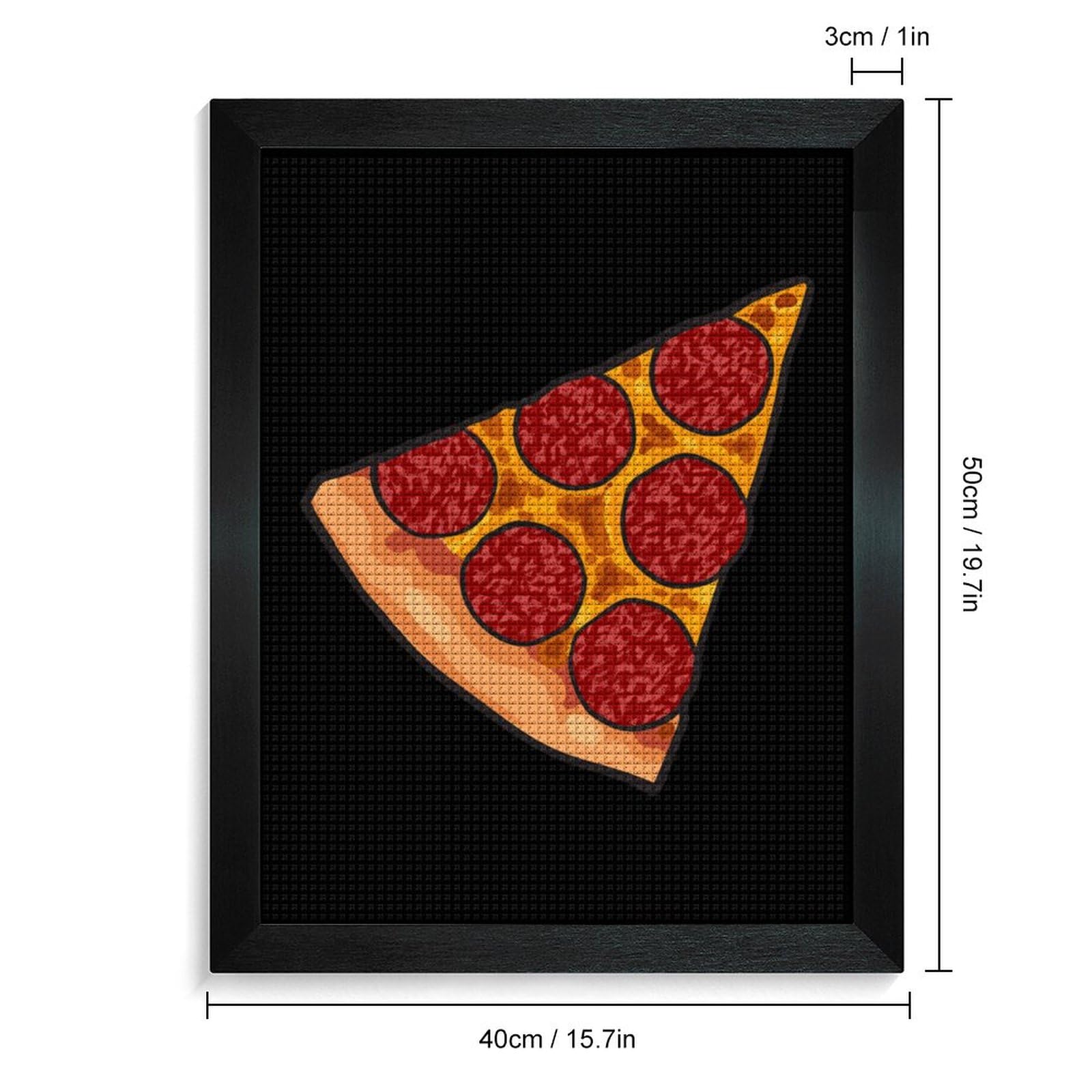 Amazon.co.jp: Pepperoni Pizza 5D DIY ダイヤモンドアートペイン