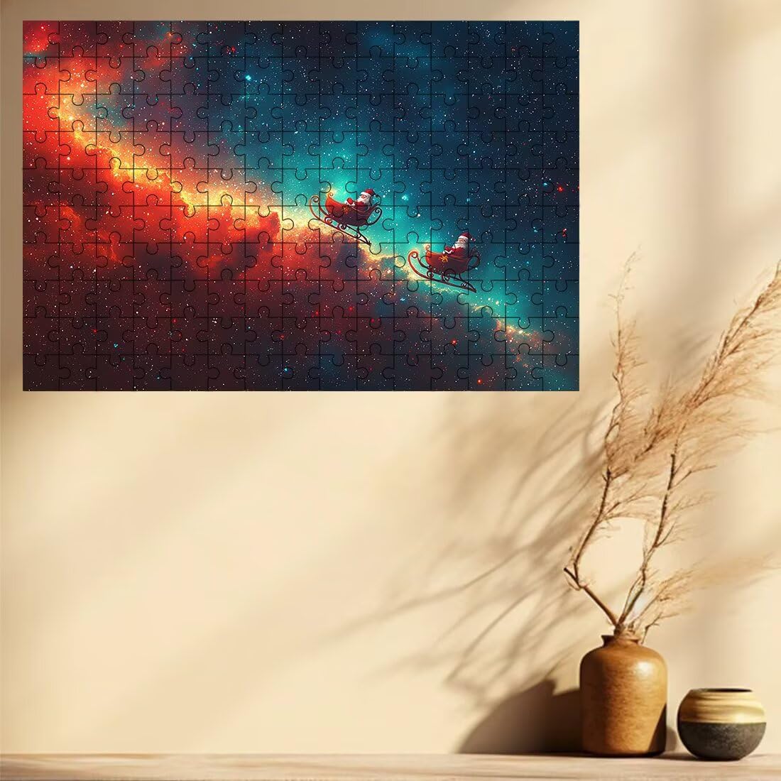 Puzzle 2000 elementów dla dorosłych, puzzle 2000 elementów zorzy polarnej, Boże Narodzenie puzzle dla dorosłych z wykwintnym pudełkiem do pakowania, gry edukacyjne, duże drewniane puzzle na prezent