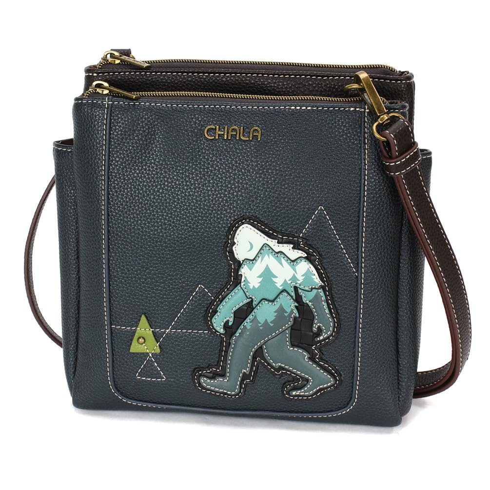 CHALA Merry Messenger RFID Protected Women Faux Leather Shoulder Purse with Adjustable Crossbody Strap
