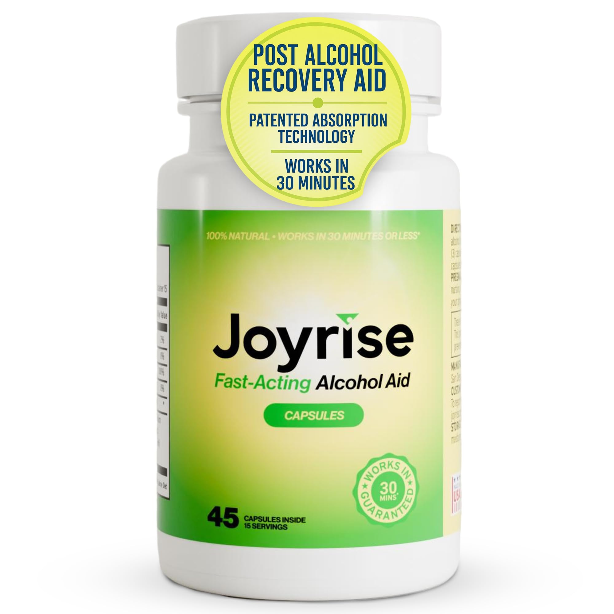 Joyrise After Drinking Aid: DHM Capsules for Alcohol Metabolism and Liver Health