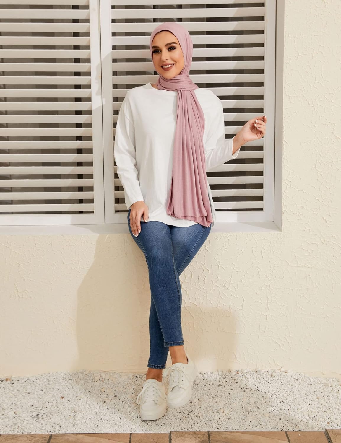 Premium Jersey Hijabs for Women - Cotton Muslim Scarfs - Image 3