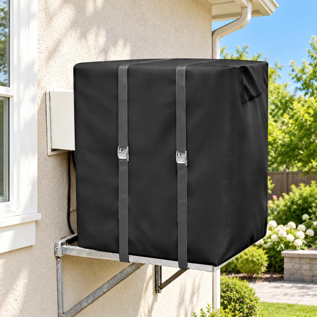Side Draft Evaporative Cooler Cover for Swamp Cooler,42"Wx42"Dx54"H
